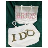 43 - NEW WMC BRIDE & I DO TOTE BAGS (A37)
