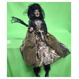 548 - HALLOWEEN BROOM-HILDA WITCH (A40)