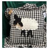 43 - NEW WMC MUD PIE ACCENT PILLOW (A136)