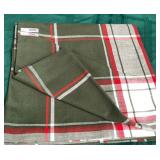 43 - NEW WMC PLAID TABLE CLOTH (B67)
