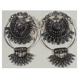 H -BOHO CRYSTAL DROP EARRINGS