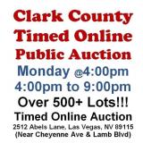 WELCOME TO OUR MON. @4pm ONLINE PUBLIC AUCTION