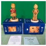 N - TWO M.I. HUMMEL CLUB FIGURINES W/ BOXES