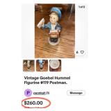 N - GOEBEL HUMMEL POSTMAN FIGURINE W/ BOX (C170)
