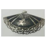 H - STERLING SILVER BROCH 15.30GRS