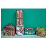 N - MIXED LOT OF COLLECTIBLE TINS (B37)