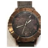 11 - RELIC BRONZE TONE CHRONOGRAPH STYLE WATCH