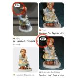 N - GOEBEL LTD ED GIRL W/ CAT FIGURINE IN BOX