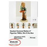 N - GOEBEL HUMMEL WINE WAITER BOY FIGURINE W/ BOX