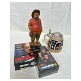 N - VHS BOXED MOVIE SETS, FIGURINE, STEIN (D121)