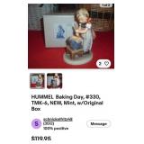 N - M.J. HUMMEL GOEBEL GIRL FIGURINE W/ BOX (C118)