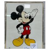 N - DISNEY MICKEY PRINT FRAMED (C22)
