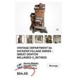 N - DEPT 56 DICKENS VILLAGE GREAT DENTON MILL