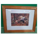N - DISNEY PINOCCHIO ART FRAMED (B51)