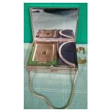 N - VINTAGE CARRYALL COMPACT PURSE (VANITY PURSE)