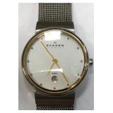 11 - SKAGEN DENMARK STEEL MESH BAND WATCH