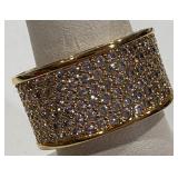 H -DESIGNER GOD-TONE CRYSTAL BAND