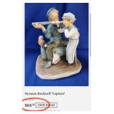 N - NORMAN ROCKWELL PORCELAIN FIGURINE (D71)