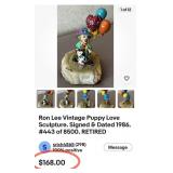 N - RON LEE PUPPY LOVE CLOWN FIGURINE LE 3330/8500