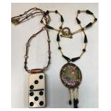 11 - DOMINO PENDANT & PARROT PENDANT NECKLACES