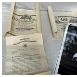 N - VINTAGE DOCUMENTS & PRINT (C34)