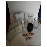 Frames, Vases and Wooden Animals Frames, Vases and Wooden Animals
