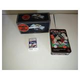 Card Shuffler and Poker Chips Card Shuffler and Poker Chips