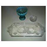 Swan Platter 15.5', Party Lite and Candy Dish Swan Platter 15.5', Party Lite and Candy Dish