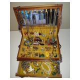 Vintage Jewelry Collection and Box Vintage Jewelry Collection and Box