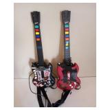 Two Guitar Hero Axes Nintendo Wii Two Guitar Hero Axes Nintendo Wii