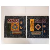 Two Egyptian Art Plaques Two Egyptian Art Plaques