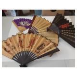 4 Smaller Japanese Fans 4 Smaller Japanese Fans