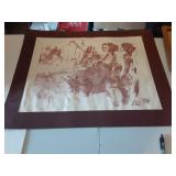Lithograph #3/6 'Untitled' by Nancy Shelby Lithograph #3/6 'Untitled' by Nancy Shelby