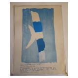 1974 Mozart Fest Poster 60/400 1974 Mozart Fest Poster 60/400