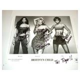 Destiny's Child Autograph Picture Destiny's Child Autograph Picture