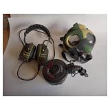 Gas Mask and Headphones Gas Mask and Headphones