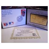 23k Gold Hank Aaron Stamp 23k Gold Hank Aaron Stamp