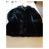 Womans Medium Fake Fur w/Hat Womans Medium Fake Fur w/Hat