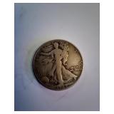Liberty Standing Silver Half Dollar 1942D Liberty Standing Silver Half Dollar 1942D