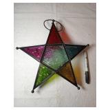 11" Hanging Tea Light Star