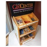 The GeoCenter Spinning Display Rack ready to sell