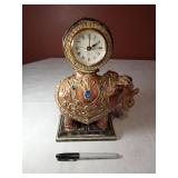 11" Elephant Clock