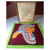 Egyptian Papyrus Hieroglyphic, and Tapestry