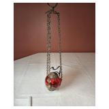 16" Bronze Hanging Cherubs Lamp (Partially Wired)