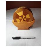 Set of Inlay Wood Coasters 5"