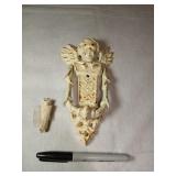 8" Cast Iron Cherub Door Knocker