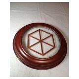 11" Porthole Wooden Glass Design