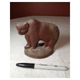 5" Cast Iron Bear Door Stop