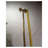 17" Brass Battleaxe