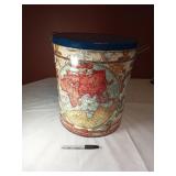 14" Tin Can Full of Unknown Random Stuff